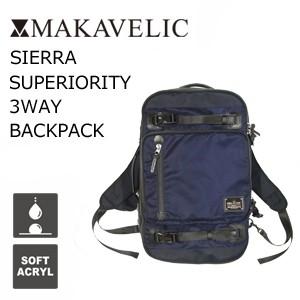 送料無料 MAKAVELIC SIERRA SUPERIORITY 3WAY BACKPACK マキャベリック シエラ スピーリアティー 3ウェイ バックパック ネイビーダークネイビー｜surfer