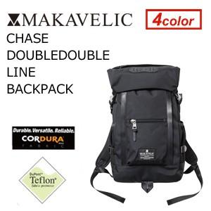 送料無料 MAKAVELIC CHASE DOUBLE LINE BACKPACK マキャベリック