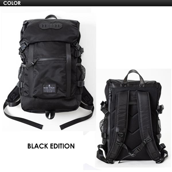 MAKAVELIC ブラック リュック バックパック 楽天市場】MAKAVELIC バックパック リュック デイパック