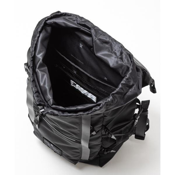 送料無料 MAKAVELIC DOUBLE LINE BACKPACK BLACK EDITION マキャ
