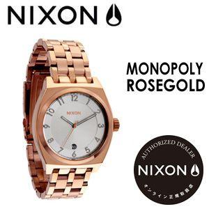 NIXON ニクソン 腕時計 正規取扱店/MONOPOLY-ROSEGOLD