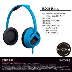 NIXON ニクソン ヘッドフォン イヤホン/Trooper-Blue｜surfer｜02