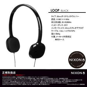 NIXON ニクソン ヘッドフォン イヤホン/Loop-Black｜surfer｜02