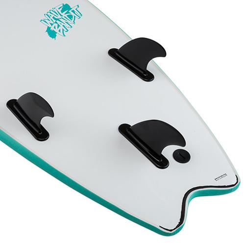 送料無料 WAVE BANDIT ウェーブ バンディット ソフトボード○6'6