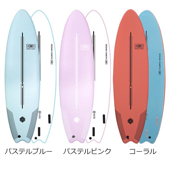 新品格安オーシャンアースソフトボード4,8ピンク30Lフィン付き OCEAN&EARTH オーシャンアース サーフボード ソフトボード/EZI-RIDER