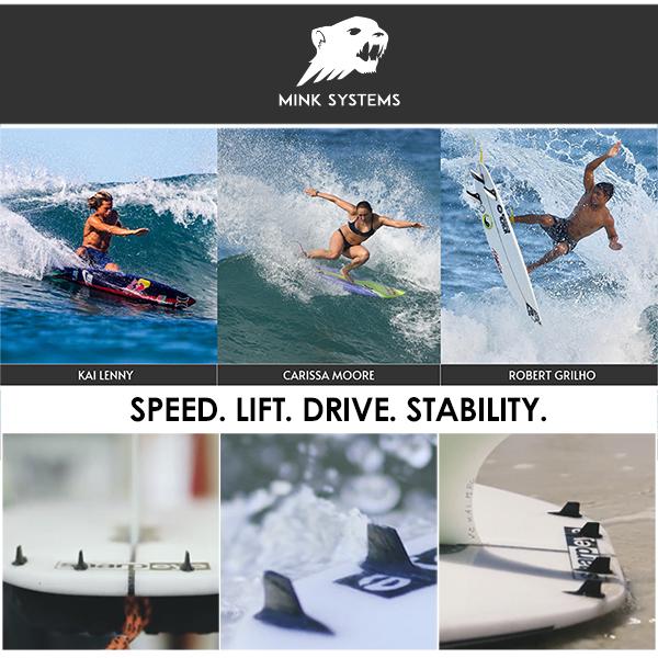 MINK SYSTEMS ミンクシステム サーフィン スピード ドライブ 安定性