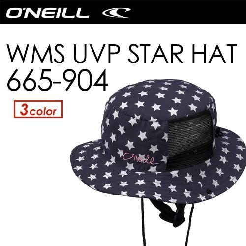 あすつく O'NEILL オニール サーフハット レディース 日焼け防止/WMS UVP STAR HAT 665-904｜surfer