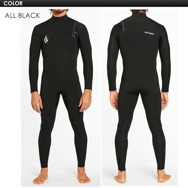 Volcom Modulator 4/3mm ボルコムウエットスーツ- ブラック ボルコム VOLCOM MODULATOR 4/3MM BACK ZIP WETSUIT メンズ
