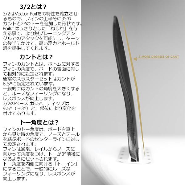 FUTUREFINS フューチャーフィン トライフィン/ALPHA VECTOR 3/2 TRI