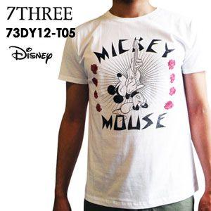 あすつく 73R セブンスリーアール Tシャツ ディズニーコラボ Disney/73DY12-T05｜surfer