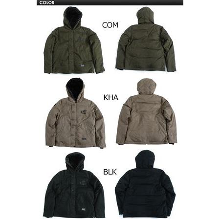 HURLEYハーレー　ダウンジャケット Hurley ハーレー アウター ミリタリー ダウン JKT パーカー/N-19