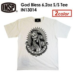 あすつく INSP インスピ Tシャツ/God Bless 6.2oz S/S Tee IN13014｜surfer
