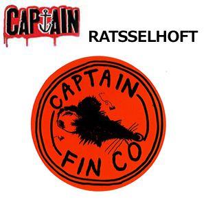 あすつく CAPTAINFIN キャプテンフィン ステッカー/RATSSELHOFT STICKER｜surfer