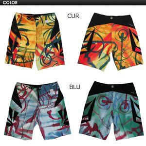 あすつく Volcom ボルコム ボードショーツ サーフトランクス 水着/Annihilator Paintwash A0811302｜surfer｜02