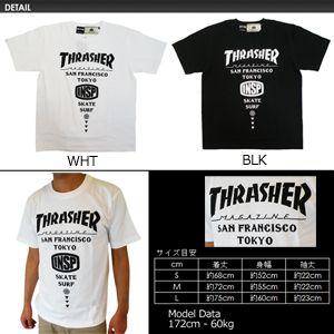 THRASHER スラッシャー INSP インスピ Tシャツ/TSIN-005 INSP×THRASHER コラボTEE｜surfer｜02