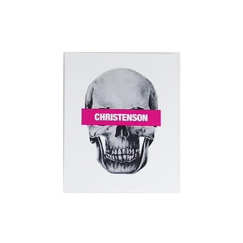 あすつく サーフィン ステッカー CHRISTENSON クリステンソン/クリステンソン スカルロゴ S |  | 04