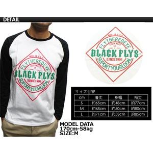 BLACKFLYS ブラックフライズ Tシャツ ロンT 長袖 13fa/PICANTE LOGO L