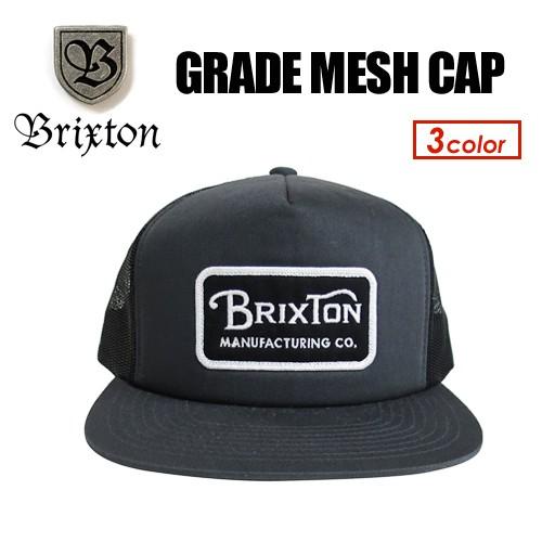 BRIXTON ブリクストン CAP キャップ ハット メッシュキャップ 帽子 16ss/GRADE MESH CAP｜surfer