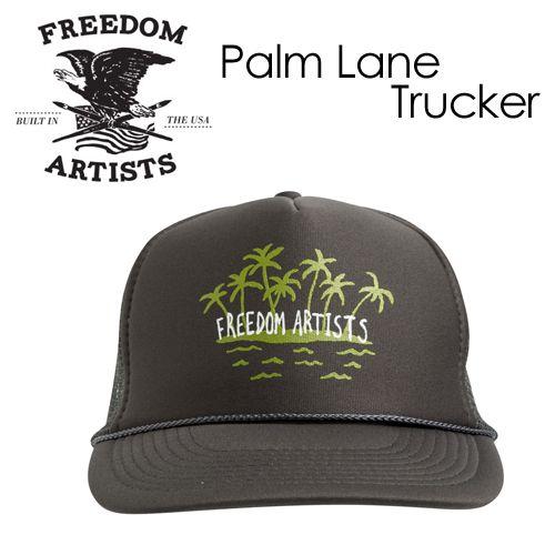FREEDOM ARTISTS フリーダムアーティスト メッシュ キャップ CAP 14fa/Palm Lane Trucker ＃3008｜surfer