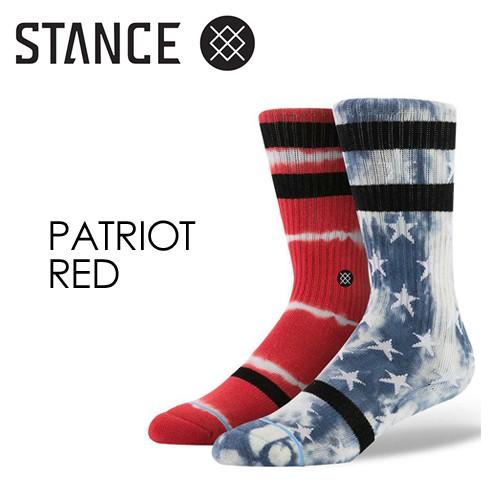 STANCE スタンス STANCE SOCKS ソックス 靴下 15su/PATRIOT-RED｜surfer