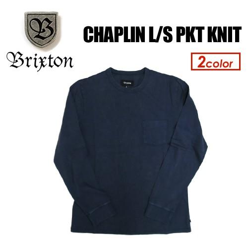 BRIXTON ブリクストン 長袖 ロンT 17sp/CHAPLIN L/S PKT KNIT｜surfer