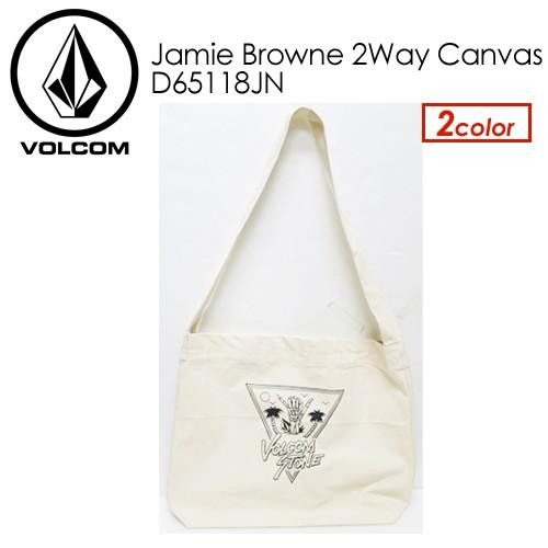 あすつく Volcom ボルコム キャンバス バック ショルダーバッグ 鞄 18sp/Jamie Browne 2Way Canvas D65118JN｜surfer