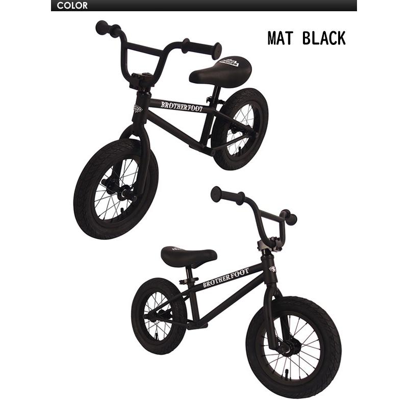 送料無料 バランスバイク キックバイク ストライダー 自転車 子供用 キッズ用 sale/BROTHER FOOT THE FIRST TRACK BMX XX MAT BLACK｜surfer｜03