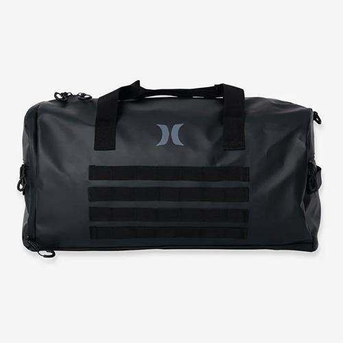 未使用 美品◼︎ harley ハーレー 大容量 ダッフルバッグ ミリタリー 黒 Hurley ハーレー バッグ バッグパック 防水 ダッフルバッグ/FIRST