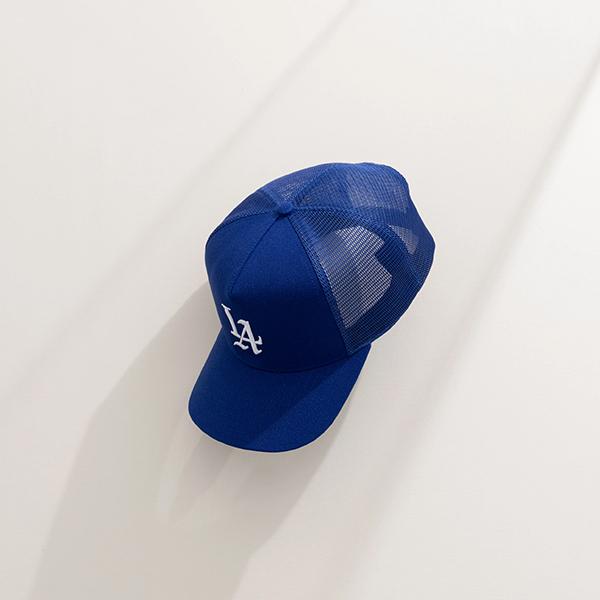 STAMPD LAロゴ刺繍 ネイビー トラッカーキャップ 日本正規品 STAMPD スタンプド アパレル CAP 帽子 Chris Stamp/LA 001