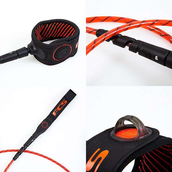 so【新品】FCS Freedom Helix 7' リーシュコード 2点 エフシーエス リーシュコード 7フィート フリーダムヘリックス