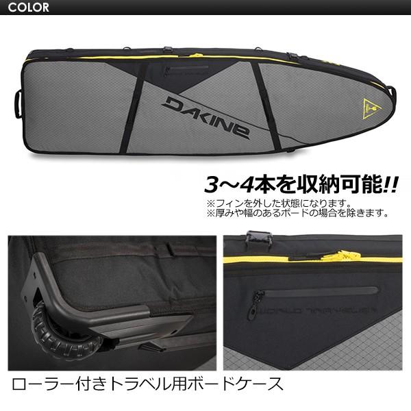 Dakine World Traveler Quad 7'6 Surfboard Tasche - Für Bis Zu 4 Boards Mit Rollensystem