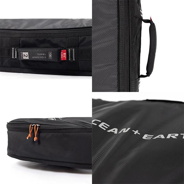 ★送料無料・美品★お洒落　オーシャンアース　サーフボードハードケース　2枚　収納 OCEAN&EARTH オーシャンアース サーフボード ダブルケース ハード