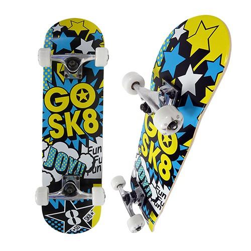 送料無料 高品質 ゴースケート スケートボード スケボー コンプリート 子供用 キッズ/GOsk8 28インチ｜surfer｜09