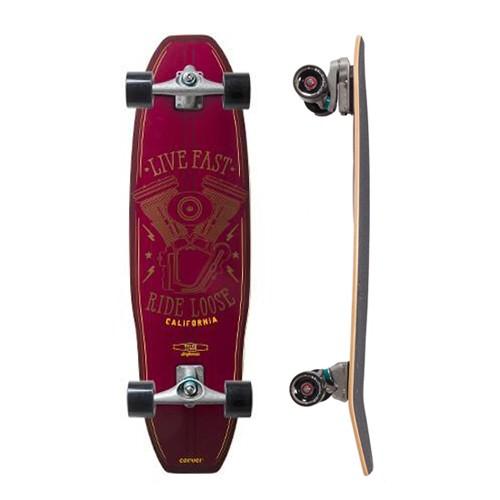 送料無料 carver カーヴァー スケートボード コンプリート/35.5