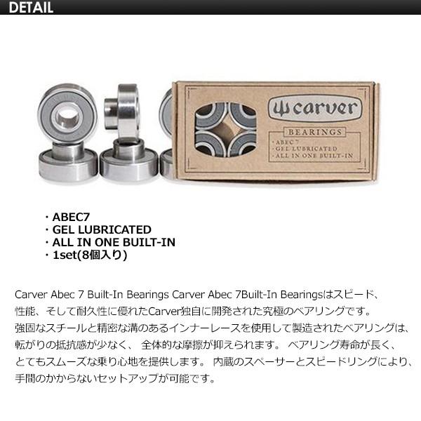 Carver カーバー カーヴァー スケートボード 部品 ウィール ベアリング