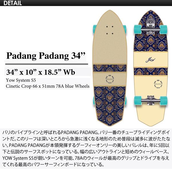 送料無料 YOW SURFSKATE ヤウ サーフスケート スケボー コンプリート