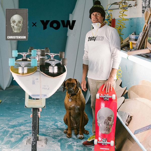 YOW SURFSKATE ヤウ サーフスケート スケボー コンプリート 2021/Christenson Hole Shot 33.85 クリステンソン ホールショット 