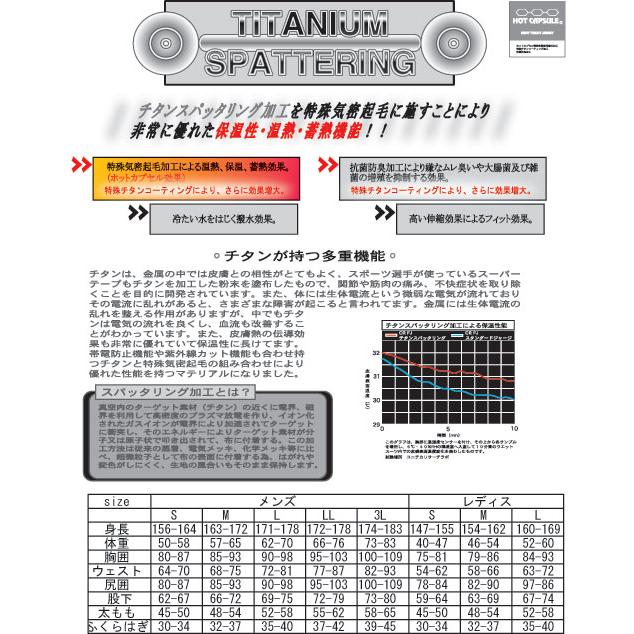 HOTCAPSULE ホットカプセル サーフィン 防寒用インナーウェア/ショート