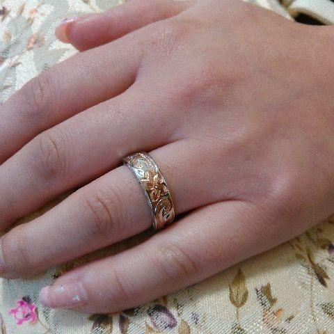 ハワイアンジュエリー リング 指輪 レディース ピンクゴールド