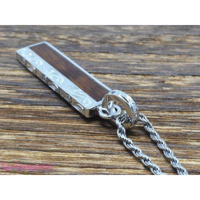 ハワイアンジュエリー シルバー925 ロープチェーン 18” 45cm プラチナ