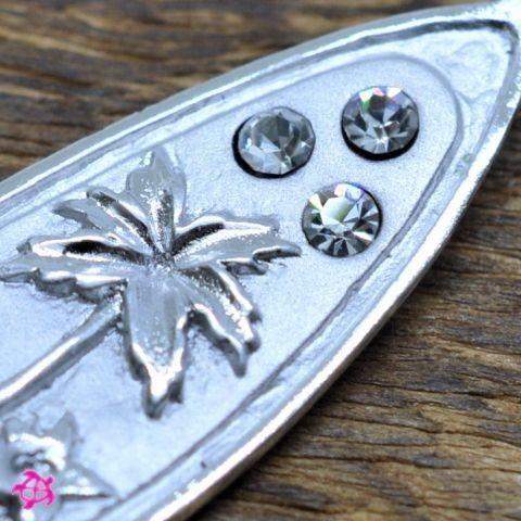 ハワイアンジュエリー ペンダント メンズ レディース サーフボード サーファー シルバー925 ヤシの木 お守り 守護 家族 勝利 ハワジュの画像