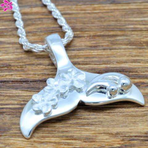 ハワイアンジュエリー ペンダント レディース ホエール クジラ テイル 