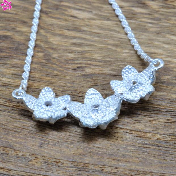 ハワイアンジュエリー ネックレス ロープチェーン レディース シルバー