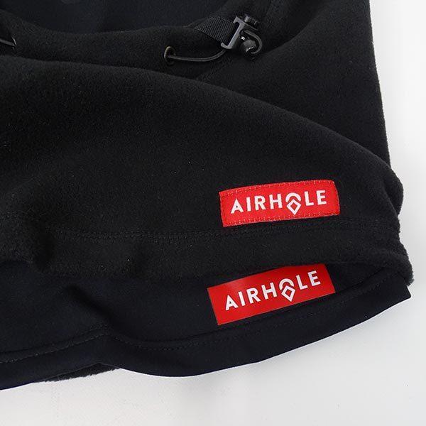 値下げしました！AIRHOLE/エアホール 21-22 AIRHOOD 3+1 MICROFLEECE + DRYTECH BLACK マイクロフリース ネックチューブ+フード フェイスマスク[返品交換不可]｜surfingworld｜07