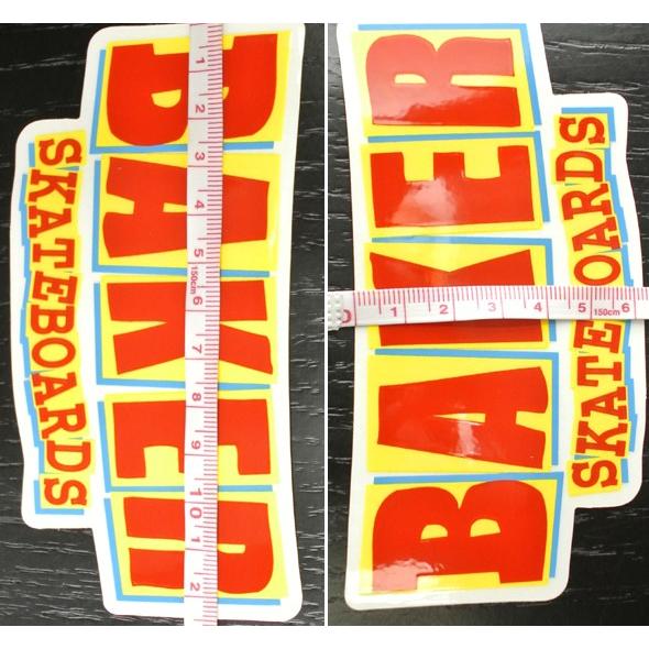 BAKER/ベイカー BAKER LOGO RED STICKER/ステッカー シール スケボー｜surfingworld｜02