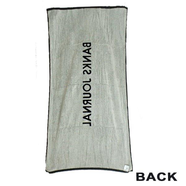 値下げしました！BANKS/バンクス LABEL TOWEL DIRTY BLACK バスタオル ビーチタオル ロゴ ax0012 [返品、交換不可]｜surfingworld｜03