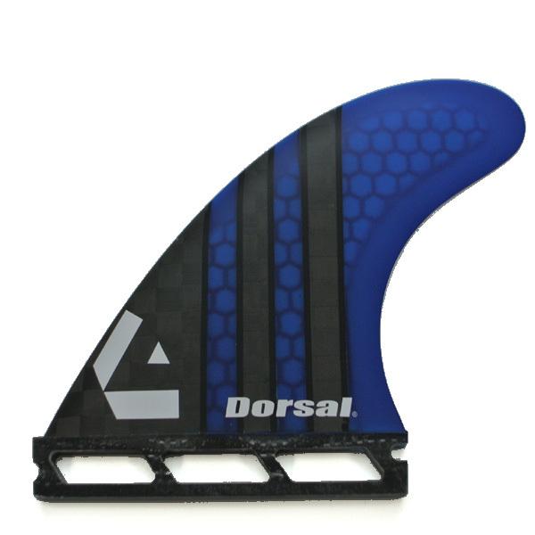 DORSAL/ドーサル CARBON HEXCORE HONEYCOMB BLUE THRUSTER FIN FUTURES トライフィン3本セット[返品、交換不可]｜surfingworld｜03