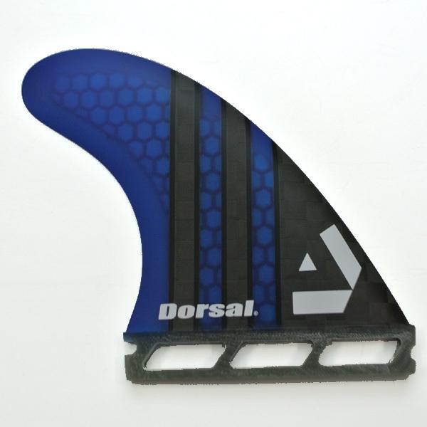 DORSAL/ドーサル CARBON HEXCORE HONEYCOMB BLUE THRUSTER FIN FUTURES トライフィン3本セット[返品、交換不可]｜surfingworld｜04