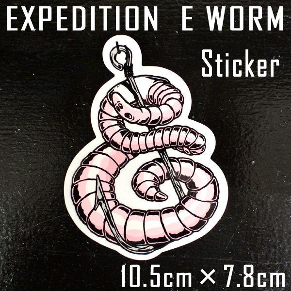 値下げしました！EXPEDITION/エクスペディション STICKER/ステッカー 【E WORM】｜surfingworld