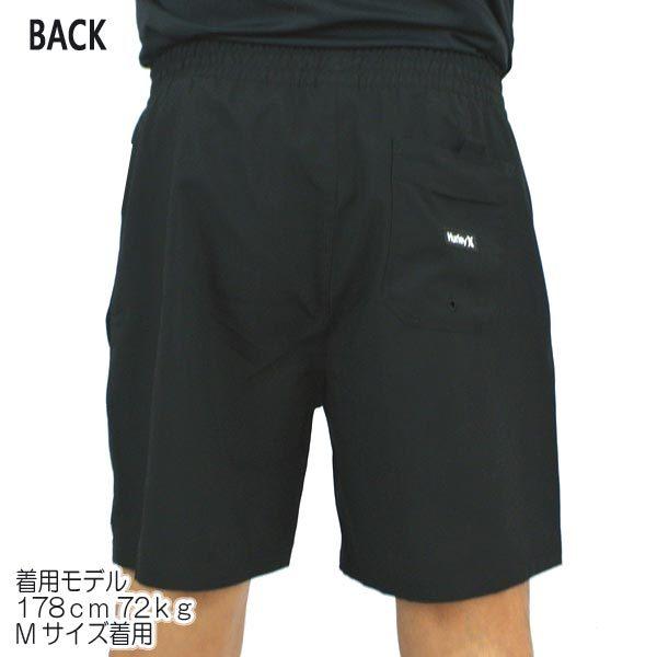 HURLEY/ハーレー ONE AND ONLY SOLID VOLLEY 17 BLACK BOARDSHORTS 